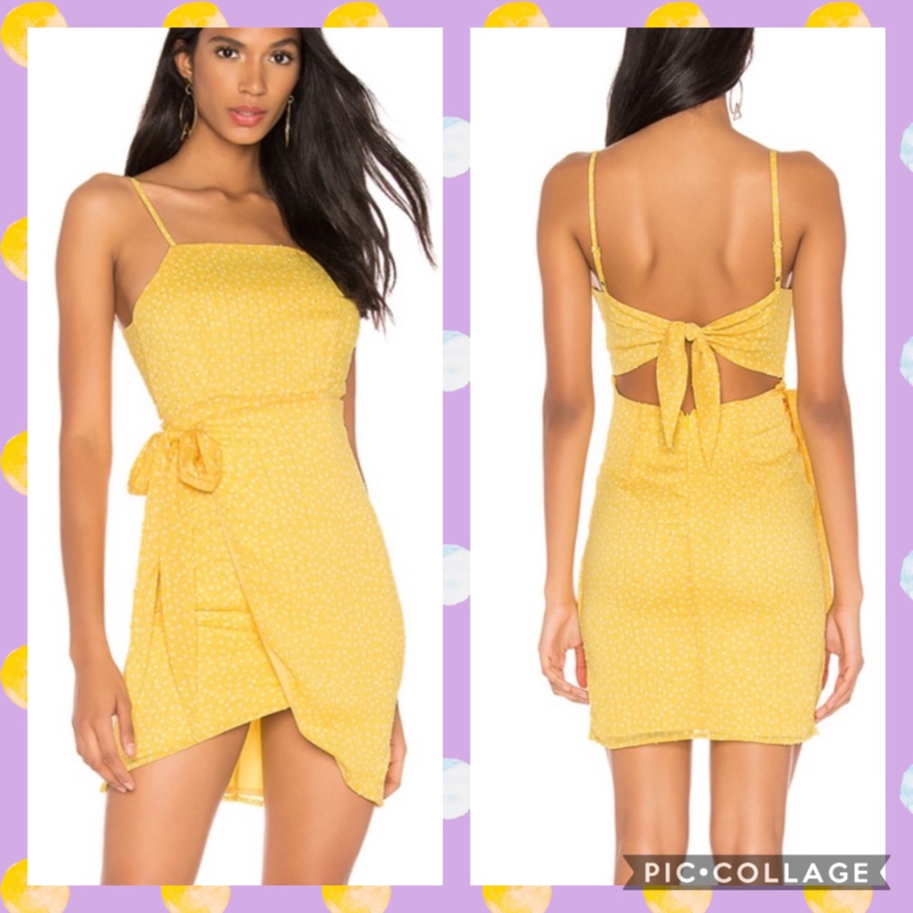 ☀️Superdown Morgan Layered Mini Wrap Dress☀️